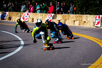 Pikes Peak Skateboard Downhill